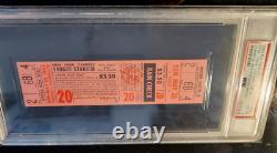1963 New York Yankees v Washington Full Ticket Yankee Stadium July 28 PSA