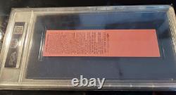1963 New York Yankees v Washington Full Ticket Yankee Stadium July 28 PSA