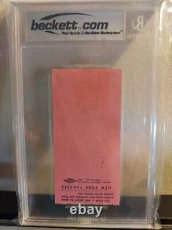 1963 New York Yankees v Washington Half Ticket Stub Yankee Stadium BGS July 28