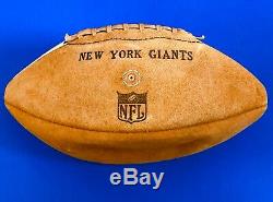 1964 New York Giants Facsimile Team Signed Souvenir Football From Yankee Stadium