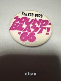 1966 Soundblast New York City Music Festival Yankee Stadium Vintage Pin Pinback