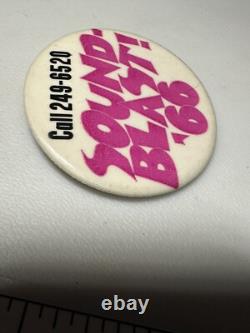 1966 Soundblast New York City Music Festival Yankee Stadium Vintage Pin Pinback