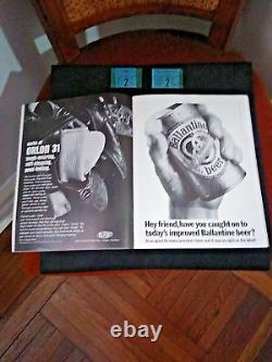 1967 NFL PACKERS v NY GIANTS @YANKEE STADIUM OFFICIAL PROGRAM/2 TICKET STUBS