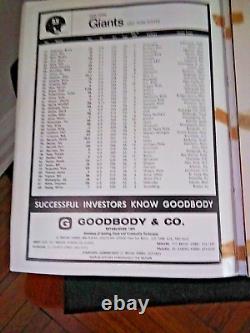 1967 NFL PACKERS v NY GIANTS @YANKEE STADIUM OFFICIAL PROGRAM/2 TICKET STUBS