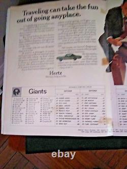 1967 NFL PACKERS v NY GIANTS @YANKEE STADIUM OFFICIAL PROGRAM/2 TICKET STUBS