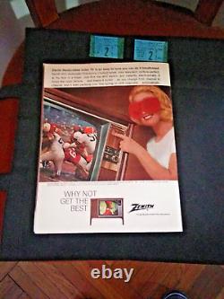 1967 NFL PACKERS v NY GIANTS @YANKEE STADIUM OFFICIAL PROGRAM/2 TICKET STUBS