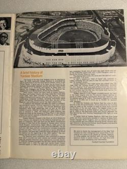 1968 Grambling vs Morgan State Program Yankee Stadium HBCU NYC 1st Invitational