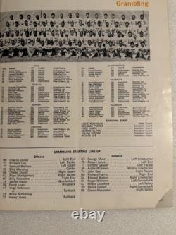 1968 Grambling vs Morgan State Program Yankee Stadium HBCU NYC 1st Invitational