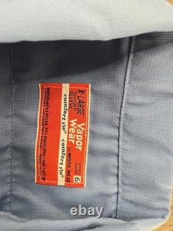 1970s 80s New York Yankee Stadium Usher Work Shirt XL Button Down Vapor Wear HTF