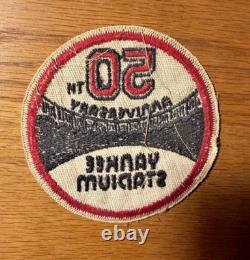 1973 New York Yankees Stadium 50th Anniversary Jersey Sleeve Logo MLB Patch