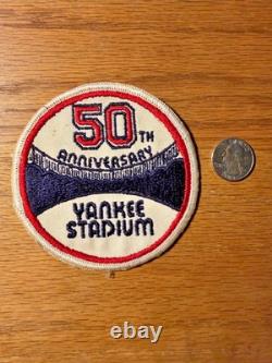 1973 New York Yankees Stadium 50th Anniversary Jersey Sleeve Logo MLB Patch