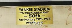 1973 YANKEE STADIUM PLATE Mantle Munson Jeter Ruth Gehrig DiMaggio Ford New York