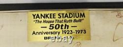1973 YANKEE STADIUM PLATE Mantle Munson Jeter Ruth Gehrig DiMaggio Ford New York