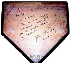 1973 YANKEE STADIUM PLATE Mantle Munson Jeter Ruth Gehrig DiMaggio Ford New York