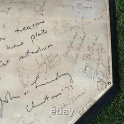 1973 YANKEE STADIUM PLATE Mantle Munson Jeter Ruth Gehrig DiMaggio Ford New York