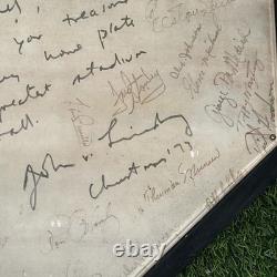 1973 YANKEE STADIUM PLATE Mantle Munson Jeter Ruth Gehrig DiMaggio Ford New York