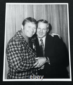 1974 Mickey Mantle & Whitey Ford Yankees Stadium Original File Photo