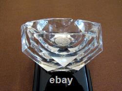 1975 Old Timers Day New York Yankees Crystal Ashtray Gifted To Each Yankee