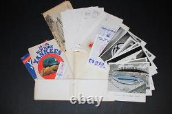 1976 YANKEE STADIUM NY DEDICATION PRESS KIT withOPENING DAY PROGRAM TICKET PHOTOS