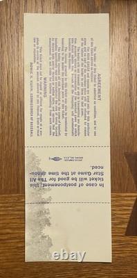 1977 Baseball All Star Game Yankee Stadium Full Ticket-Read