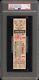 1977 New York Yankees Full Ticket Apr 7 Opening Day Yankee Stadium Psa 7 (7512)