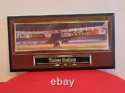 1977 World Series Yankee Stadium Panoramic Wall Plaque 13x7 # 9771 Lou Piniella