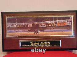 1977 World Series Yankee Stadium Panoramic Wall Plaque 13x7 # 9771 Lou Piniella