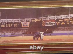 1977 World Series Yankee Stadium Panoramic Wall Plaque 13x7 # 9771 Lou Piniella