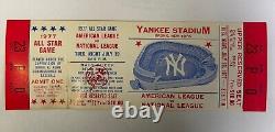 1977 Yankee Stadium All-Star Game Ticket Uncut Full