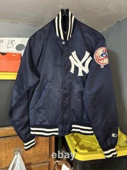 1980s Vintage Starter Mlb New york Yankees Usa Stadium Jacket jumper Size Small