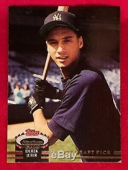 1992 Stadium Club DEREK JETER ROOKIE CARD 177 New York Yankees Team RC vtg
