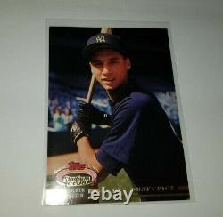 1992 Stadium Club Murphy #117 Derek Jeter Rookie Card New York Yankees HOF RC $