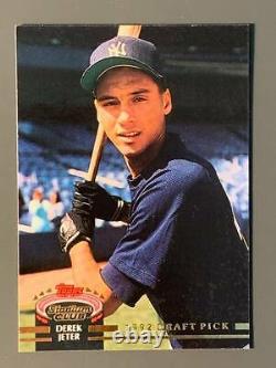 1992 Stadium Club Murphy #117 Derek Jeter Rookie New York Yankees HOF