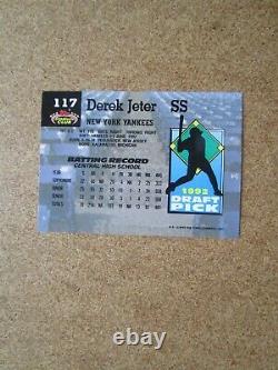 1992 Topps Stadium Club Derek Jeter #117 Rookie New York Yankees