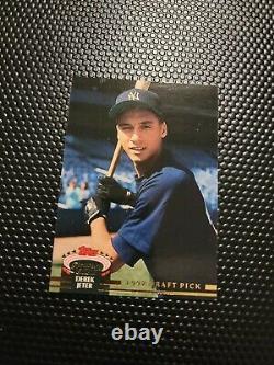 1992 Topps Stadium Club Jack Murphy Derek Jeter #117 Rookie New York Yankees