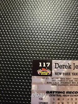 1992 Topps Stadium Club Jack Murphy Derek Jeter #117 Rookie New York Yankees