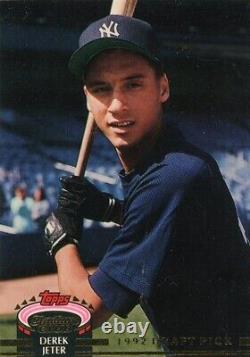 1993 DEREK JETER Topps Stadium Club Murphy Rookie Card #117 New York Yankees HOF
