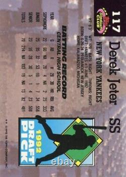 1993 DEREK JETER Topps Stadium Club Murphy Rookie Card #117 New York Yankees HOF