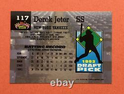 1993 DEREK JETER Topps Stadium Club Murphy Rookie Card #117 New York Yankees HOF