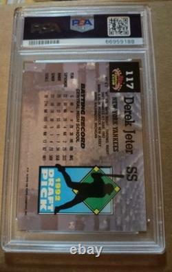 1993 Stadium Club Murphy Derek Jeter #117 RC PSA 9 Mint New York Yankees HOF