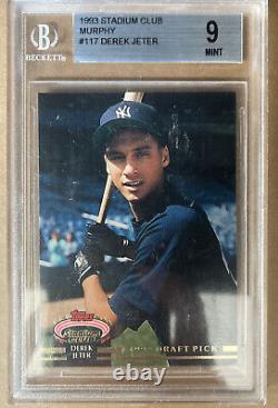 1993 Stadium Club Murphy? Derek Jeter? New York Yankees? Beckett 9