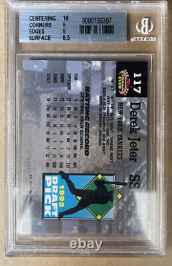 1993 Stadium Club Murphy? Derek Jeter? New York Yankees? Beckett 9