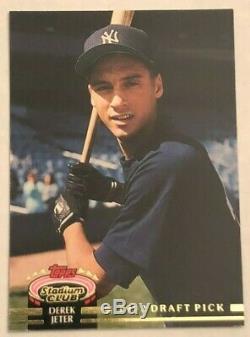 1993 TSC Stadium Club Murphy Derek Jeter #117 Rookie Card RC New York Yankees