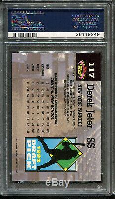 1993 Topps Stadium Club #117 Derek Jeter RC PSA 9 New York Yankees