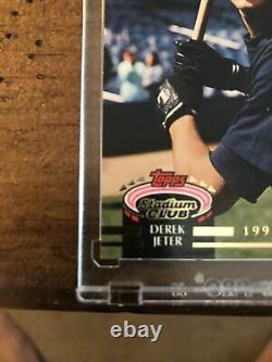 1993 Topps Stadium Club Derek Jeter New York Yankees Rc Very Clean SHARP