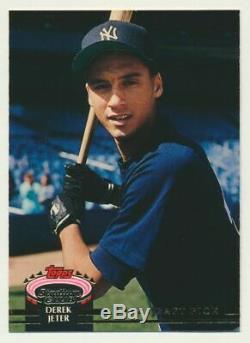 1993 Topps Stadium Club Murphy #117 Derek Jeter, NM/MT. New York Yankees. Rookie