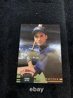 1993 Topps Stadium Club Murphy Derek Jeter New York Yankees #117 Baseball Mint