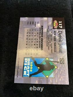1993 Topps Stadium Club Murphy Derek Jeter New York Yankees #117 Baseball Mint