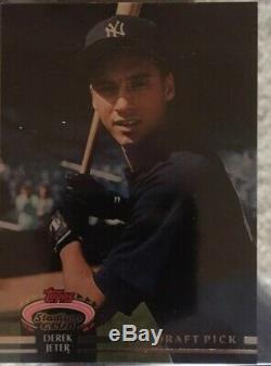 1993 Topps Stadium Club Murphy Derek Jeter New York Yankees #117 Crisp Corners