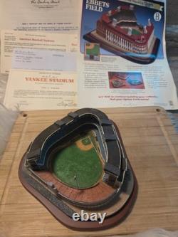 1996 Danbury Mint Yankees Stadium In Box W. /papers. #d3240. Rare